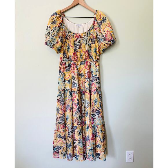 Patrons of Peace Floral Dress, Size Medium Cottage Feminine - Picture 1 of 9